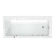 Duravit Baignoire balnéo 2.0 D-Code 170x75 cm, version EB, 1 RS, blanche, J Proj.