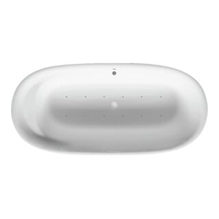 Duravit Baignoire balnéo Cape Cod 185,5x88,5 cm, libre, 2 jets, blanche, Air-Sys