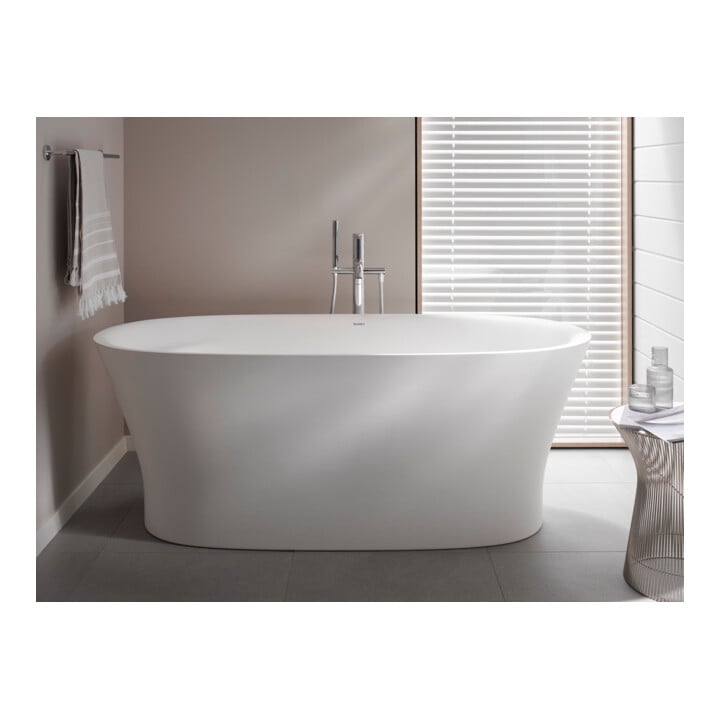 Duravit Baignoire balnéo Cape Cod 185,5x88,5 cm, libre, 2 jets, blanche, Air-Sys