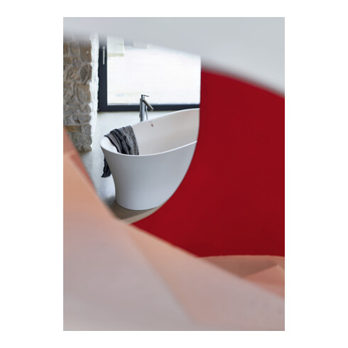 Duravit Baignoire balnéo Cape Cod 185,5x88,5 cm, libre, 2 jets, blanche, Air-Sys