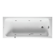 Duravit Baignoire Balnéo D-Code 160x70 cm, version EB, 1 RS, blanc, J Proj.