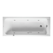 Duravit Baignoire balnéo D-Code 170x70 cm, version EB, 1 RS, blanche, J Proj.