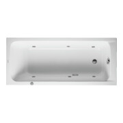 Duravit Baignoire balnéo D-Code 170x75 cm, version EB, 1 RS, blanche, J Proj.