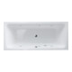 Duravit Baignoire balnéo D-Code 180x80 cm, version EB, 2 jets, blanc, J Proj.-3