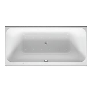 Duravit Baignoire balnéo Happy D.2 170x70 cm, Air-Sys, EB-Vers, 1 RS dr, bl.