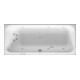 Duravit Baignoire balnéo Happy D.2 170x70 cm, Combi P, EB-Vers, 1 RS gauche, blanche-1