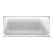 Duravit Baignoire balnéo Happy D.2 170x75 cm, Air-Sys, version EB, 1 RS droite, blanche