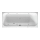 Duravit Baignoire balnéo Happy D.2 170x75 cm, Jet, version EB, 1 RS droite, blanc-1