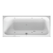 Duravit Baignoire balnéo Happy D.2 170x75 cm, Jet, version EB, 1 RS gauche, blanc