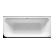 Duravit Baignoire balnéo Happy D.2 180x80 cm, angle droit, 2 jets, blanc, système Air