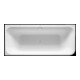 Duravit Baignoire balnéo Happy D.2 180x80 cm, angle gauche, 2 jets, blanc, système Air-1