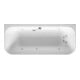 Duravit Baignoire balnéo Happy D.2 180x80 cm, avant, 2 jets, blanche, Combi-Sys P-1
