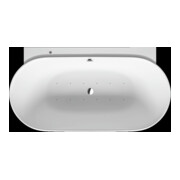 Duravit Baignoire balnéo Luv 180x95 cm, pré-installée, 2 jets, blanche, système Air
