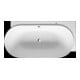 Duravit Baignoire Balnéo Luv 185x95cm, angle droite, 2 jets, blanc, système Air-1
