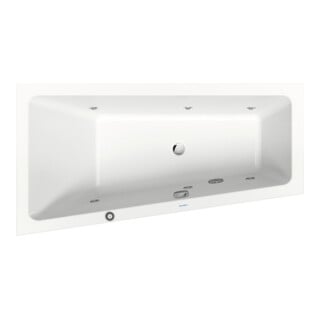 Duravit Baignoire balnéo No. 1 150x80 cm, 115 l, EB-Vers, 1 RS gauche, blanc