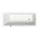 Duravit Baignoire balnéo No. 1 160x70 cm, 110 l, version EB, avec 1 RS, blanc-1