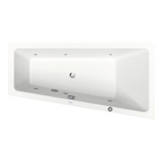 Duravit Baignoire balnéo No. 1 160x85 cm, 140 l, EB-Vers, 1 RS droite, blanche