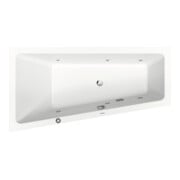 Duravit Baignoire balnéo No. 1 160x85 cm, 140 l, EB-Vers, 1 RS gauche, blanche