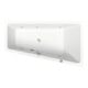 Duravit Baignoire balnéo No. 1 170x100 cm, 210 l, EB-Vers, 1 RS droite, blanc-1