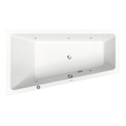 Duravit Baignoire balnéo No. 1 170x100 cm, 210 l, EB-Vers, 1 RS gauche, blanc
