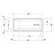 Duravit Baignoire balnéo No. 1 180x80 cm, 180 l, version EB, avec 1 RS, blanc