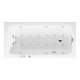 Duravit Baignoire balnéo Qatego 150x75 cm, Combi E, version EB, 1 RS, blanc-1