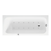 Duravit Baignoire balnéo Qatego 160x70 cm, Air-Sys, version EB, 1 RS, blanche