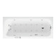 Duravit Baignoire balnéo Qatego 160x70 cm, Combi E, version EB, 1 RS, bl.-1