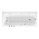 Duravit Baignoire balnéo Qatego 160x70 cm, Combi P, version EB, 1 RS, blanche-1