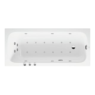 Duravit Baignoire balnéo Qatego 170x75 cm, Combi P, version EB, 1 RS, blanc