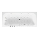 Duravit Baignoire balnéo Qatego 180x80 cm, EB-Vers, 2 RS, blanche, Combi-Sys P-1