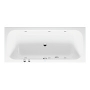 Duravit Baignoire balnéo Qatego 180x80 cm, version EB, 2 RS, blanc, Jet-Sys