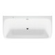 Duravit Baignoire balnéo Qatego 180x87 cm, avant, 2 jets, blanc, système Air-1