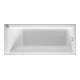 Duravit Baignoire balnéo Starck 160x70 cm, Air-Sys, version EB, 1 RS, blanc-1