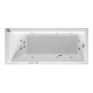 Duravit Baignoire balnéo Starck 160x70 cm, Combi E, version EB, 1 RS, blanc