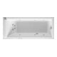 Duravit Baignoire balnéo Starck 160x70 cm, Combi P, version EB, 1 RS, blanche-1
