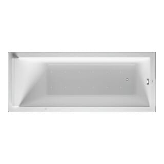 Duravit Baignoire balnéo Starck 170x70 cm, Air-Sys, version EB, 1 RS, blanc