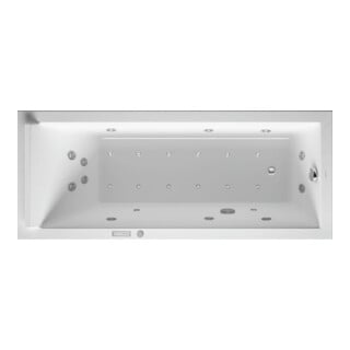 Duravit Baignoire balnéo Starck 170x70 cm, Combi E, version EB, 1 RS, blanche