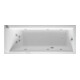 Duravit Baignoire balnéo Starck 170x70 cm, Combi P, version EB, 1 RS, blanc-1