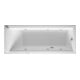 Duravit Baignoire balnéo Starck 170x70 cm, Jet-Sys, version EB, 1 RS, blanc-1