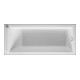 Duravit Baignoire balnéo Starck 170x75 cm, Air-Sys, version EB, 1 RS, blanc-1