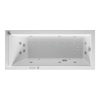 Duravit Baignoire balnéo Starck 170x75 cm, Combi E, version EB, 1 RS, blanc