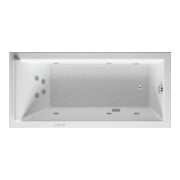 Duravit Baignoire balnéo Starck 170x80 cm, Combi P, version EB, 1 RS, blanche