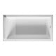 Duravit Baignoire balnéo Starck 170x90 cm, Air-Sys, version EB, 1 RS, blanc-1