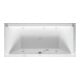Duravit Baignoire balnéo Starck 180x80 cm, Jet-Sys, version EB, 2 RS, blanche-1