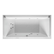 Duravit Baignoire balnéo Starck 180x90 cm, Combi P, version EB, 2 RS, blanc