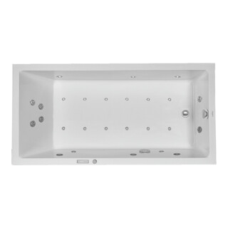 Duravit Baignoire balnéo Starck 180x90 cm, EB-Vers, 1 RS, blanc, Combi-Sys E