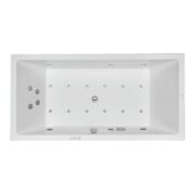 Duravit Baignoire balnéo Starck 180x90 cm, EB-Vers, 2 RS, blanc, Combi-Sys P