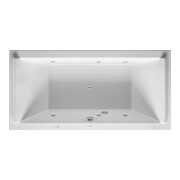Duravit Baignoire balnéo Starck 180x90 cm, Jet-Sys, version EB, 2 RS, bl.