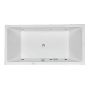 Duravit Baignoire balnéo Starck 180x90 cm, version EB, 2 RS, blanche, Jet-Sys